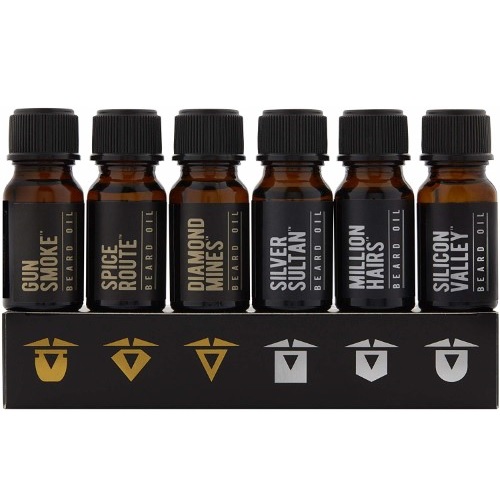Beardcare Oils for Men - (6 x 10ml bottles)